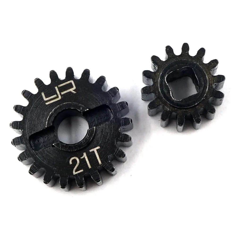 Yeah Racing 21T 14T HD Steel Overdrive Portal Machined Gear Set For Axial Capra SCX10 III #AXCP-008
