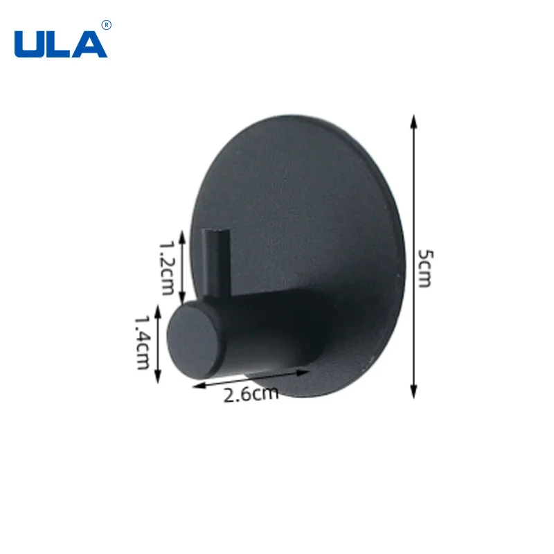 Colorful Wall Hooks Robe Hook Towel Rustproof Hanger Self Adhesive For Bathroom Kitchen adhesive hook towel hook bathroom hardware set clothes hook