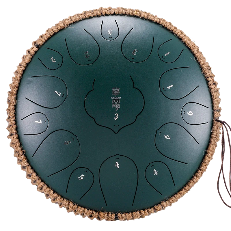 Dakta® Steel Tongue Drum 13 Notes, Steel Tongue Drum Gun couleur 12,  Tambours à