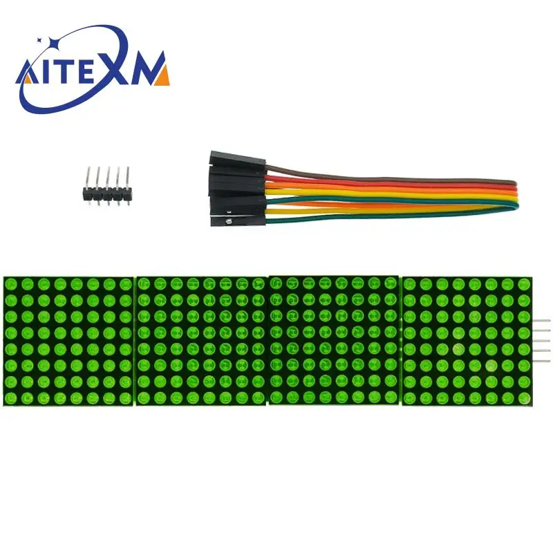 Enhanced Dot Matrix LED Display Module - 8x8 4-in-1 RGB