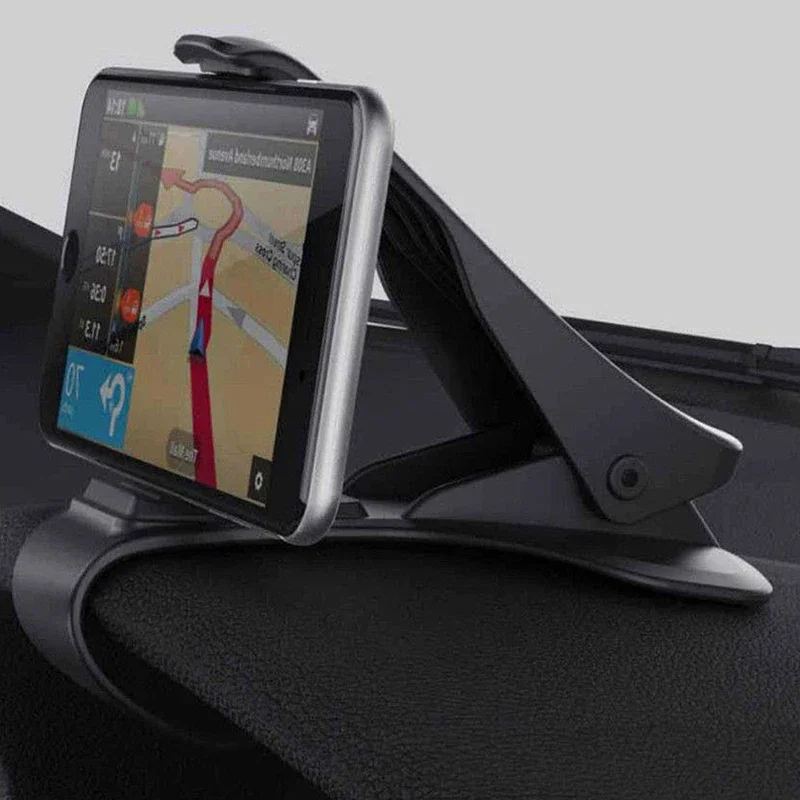 Universal Car Phone Holder GPS Navigation Dashboard Phone Holder Mobile Clip Fold Mount Stand Bracket