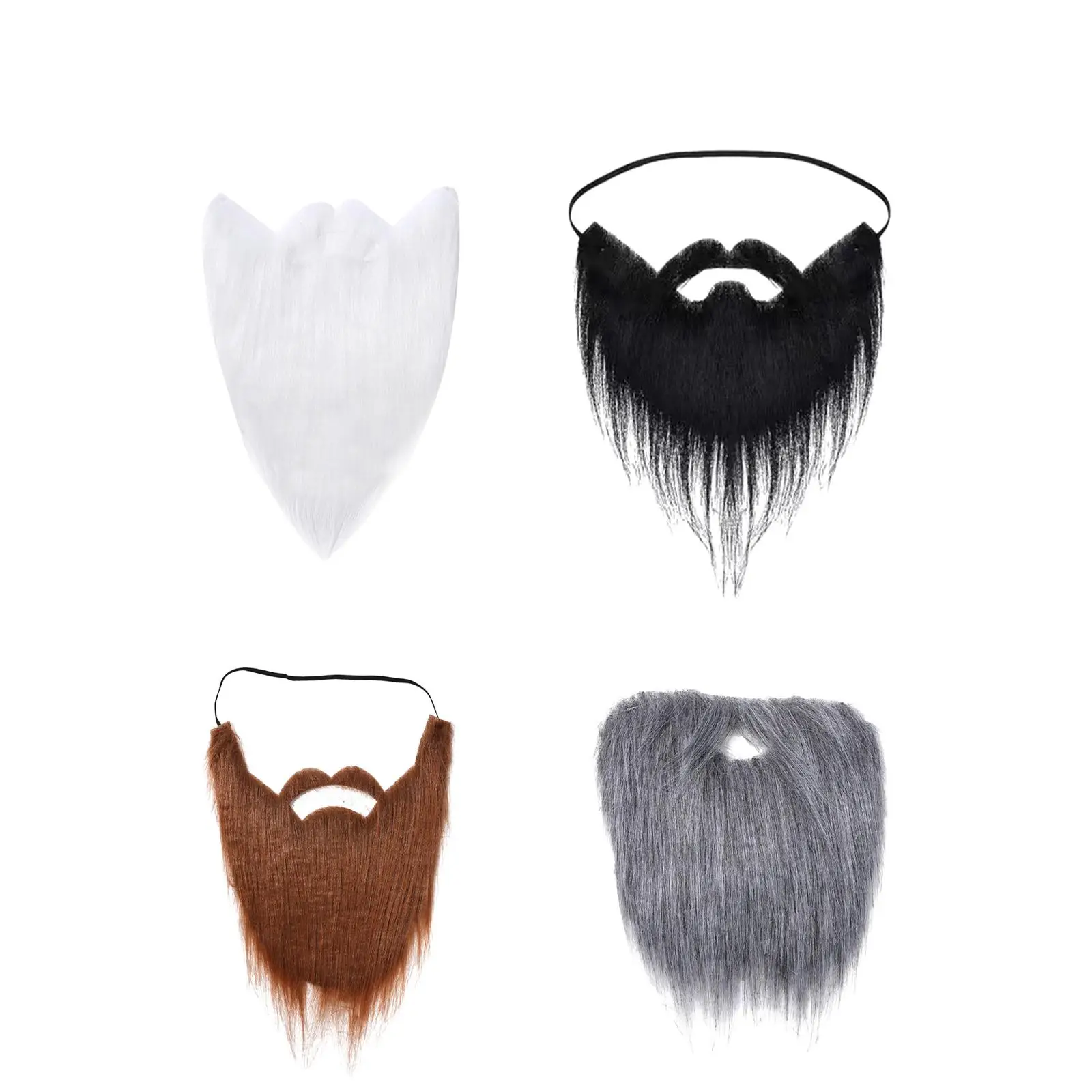 

Xmas Santa Claus Beard Christmas Costume Accessories Costume Beard Mustaches False Beards for Adults Kids Boys Girls Cosplay