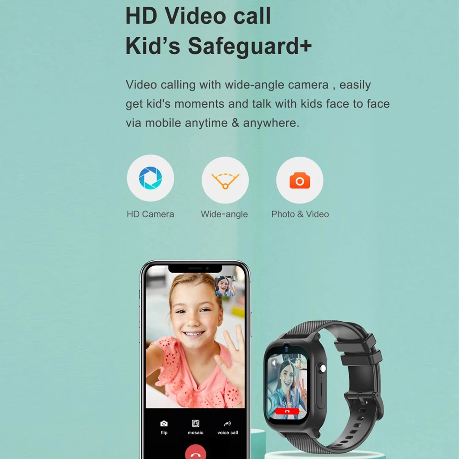 K26 4G Smart Watch GPS WIFI Video Call SOS Child Smartwatch Camera Tracker Location Phone Watch Boys Girls Gifts