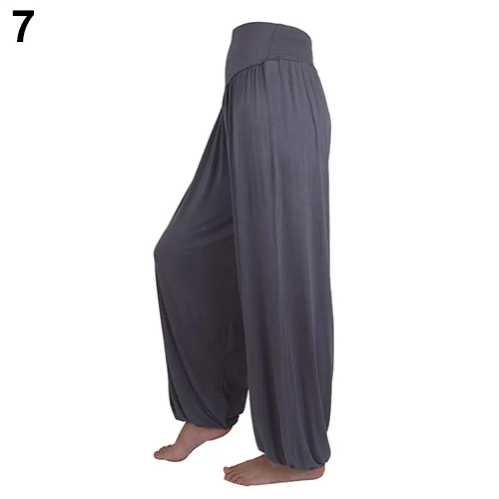 Vintage Sportswear Women's Harem Pants Yoga Loose Long Pants Belly Dance Boho Sports Wide Trousers Yoga Clothing sports leggings sports pants yoga pants