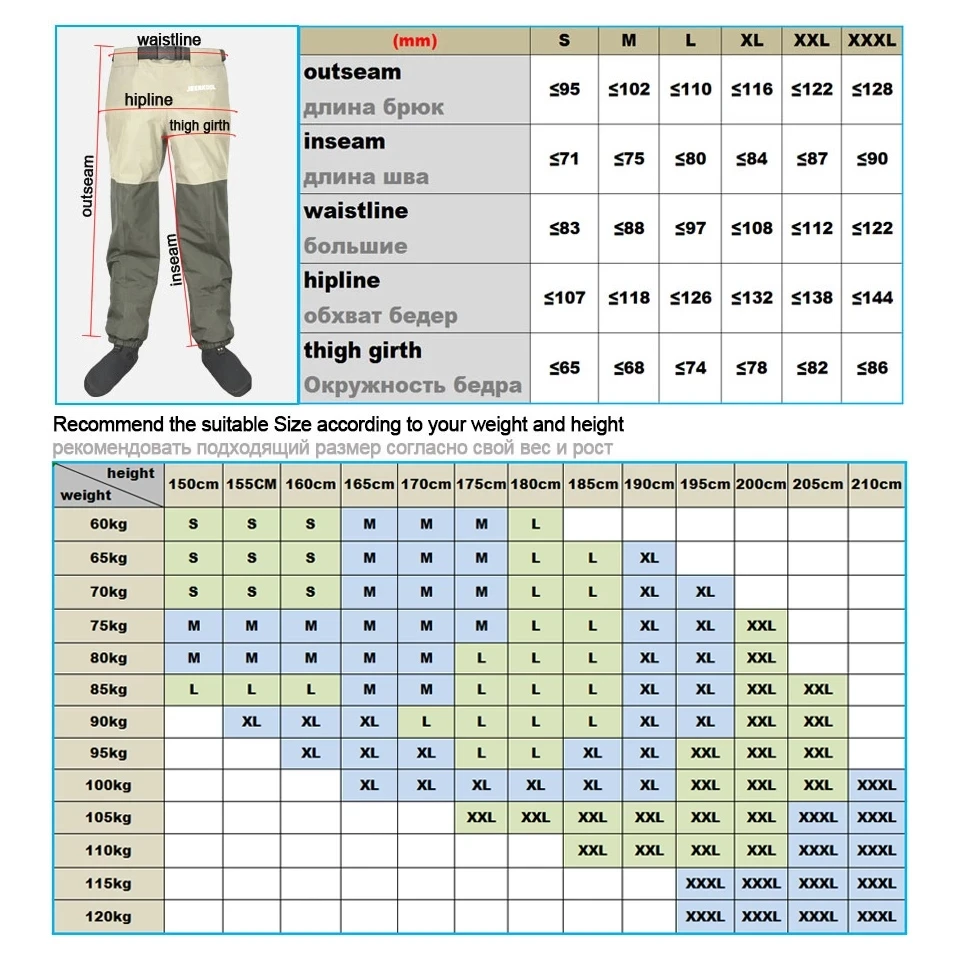 3 or 5 Layers Fly Fishing Waders Hunting Suit Waterproof Wading Pants Neoprene Boots Waist or Chest Fly Fishing Clothes Overalls