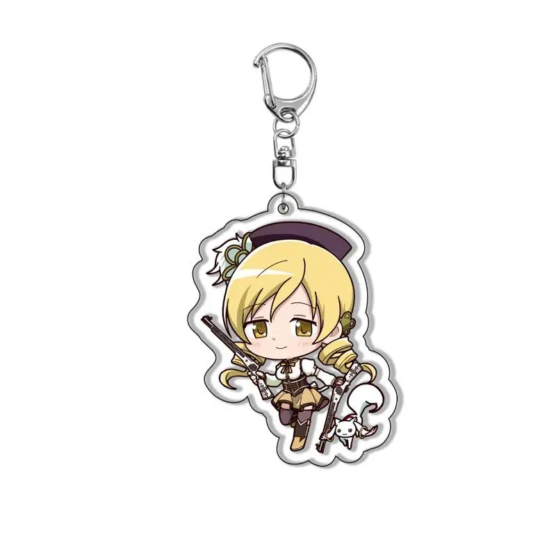 Puella Magi Madoka Magica Character Keychain Set – Iconic Magical Girl Collection