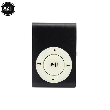 휴대용 금속 스크린리스 카드 미니 Mp3 아이언 클립 워크맨 스포츠 플레이어, 창의적인 Mp3 음악 플레이어, 학생 선물, 신제품