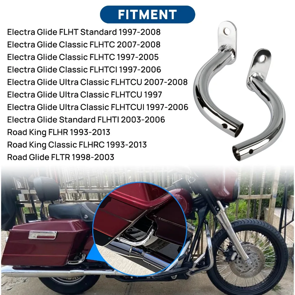 Motorcycle Accessory Saddlebag Saddle Bag Guard Eliminator Support Bracket for Harley Touring Electra Glide FLHT 1997-2008