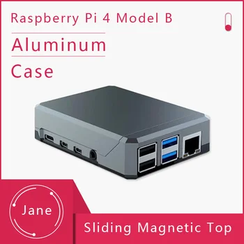 Argon NEO Raspberry Pi 4 Case MINIMALIST DESIGN SLIM ALUMINUM ENCLOSURE PASSIVE COOLING ROBUST YET PORTABLE SLIDING MAGNETIC TOP 2