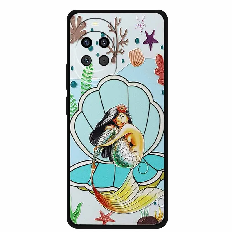 Floral Embossed 3D Relief Phone Case
