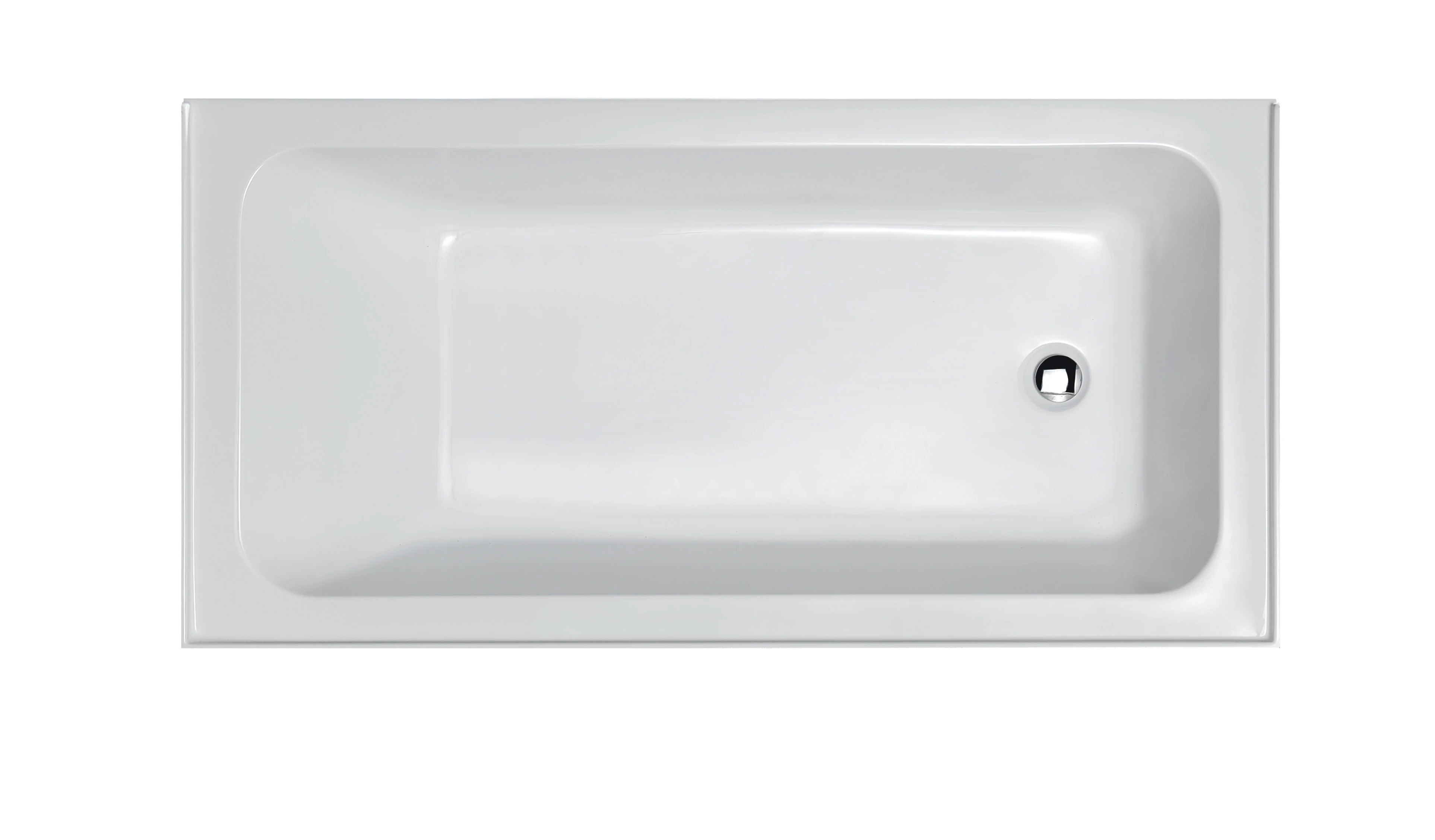 Acrylic Apartment Bathtub Elegantly Designed Whirlpool For Modern Living 3
