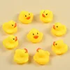20pcs Cute Baby Kids Squeaky Rubber Small Ducks Baby Shower Water Toys for Baby Children Birthday Favors Gift 3-6years 1