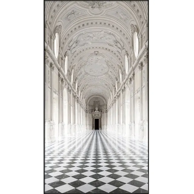 thumbnail image 1 of Lienzo con diseño de mezquita islámica marroquí con arco, arte de pared, póster de arquitectura elegante, impresiones para decoración de sala de estar, 1 of 5