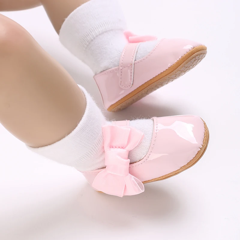 Serena Bow First Walker Shoes Color 4