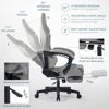 Gaming Chair for Adult, Computer Chair with Adjustable Lumbar Support Headrest and Footrest Large Size Reclining Gaming Chairs 3