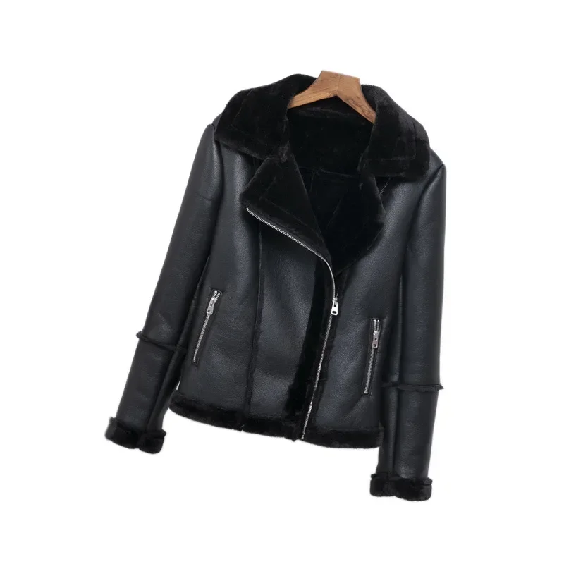 blouson-d'hiver-en-similicuir-pu-femme-noir-court-chaud-moto-manches-longues-col-en-fausse-fourrure-optique-manteau-moelleux-xl