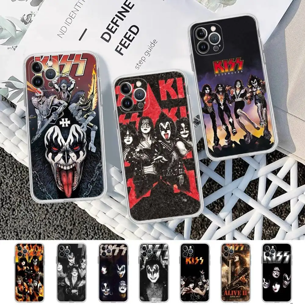 Customizable Hard Rock Band K-Kiss Soft Phone Cover