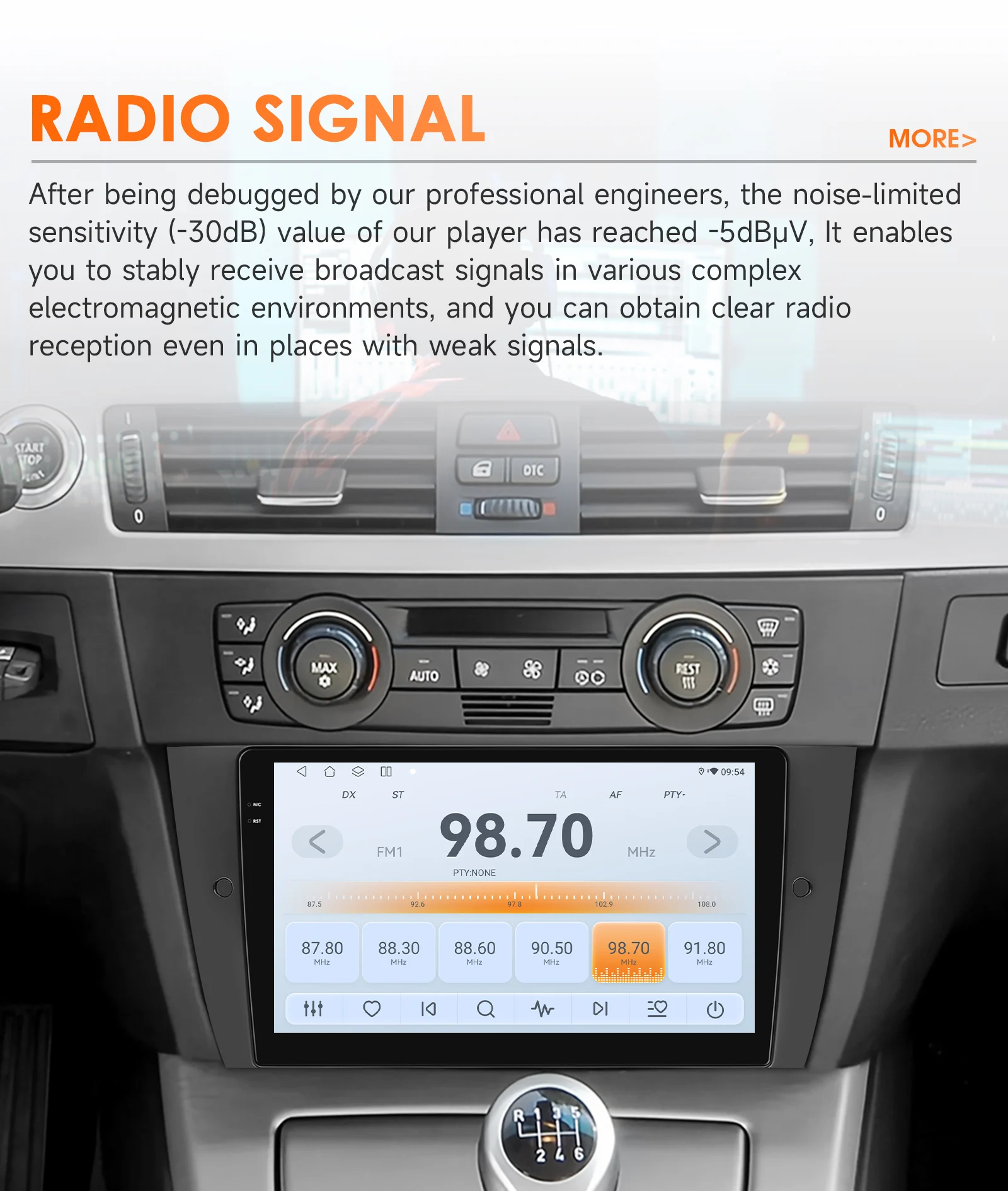 9" Hizpo 2Din Android Autoradio für BMW E90 E91 E92 E93 2006 - 2012 Snapdragon 6115 GPS RDS DSP SWC 4G BT Auto CarPlay 360 ° CAM – Detail 19
