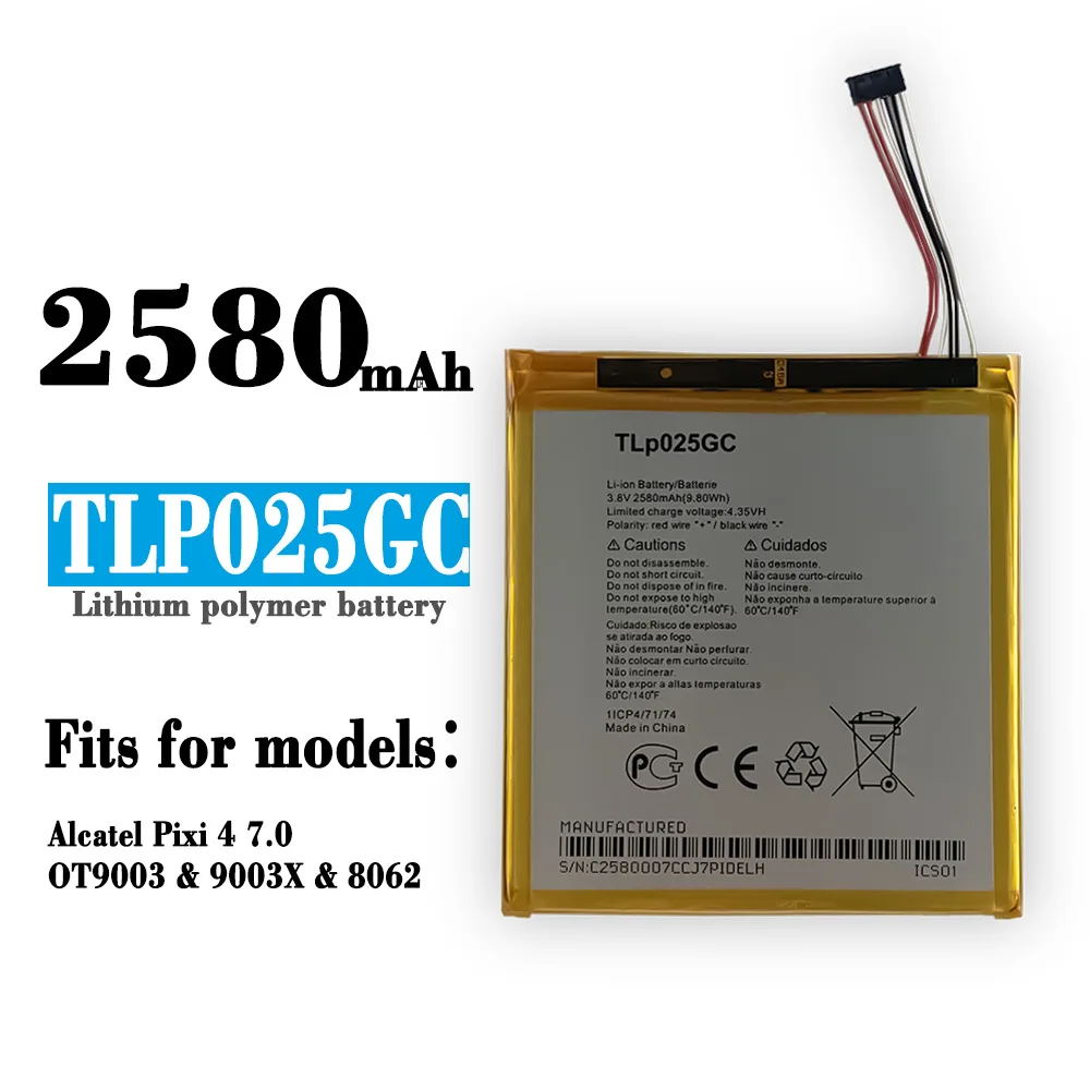 100 Orginal TLP025GC High Quality Replacement Battery For Alcatel