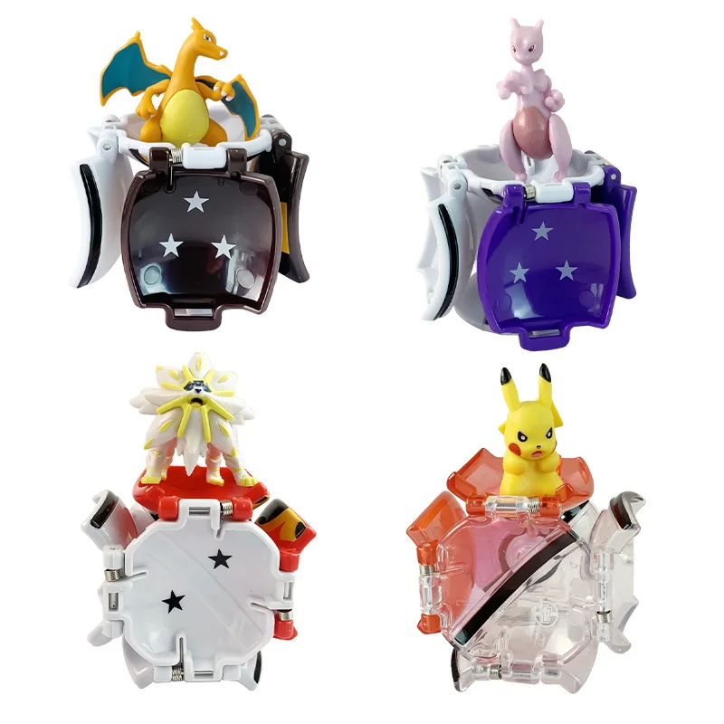 Pokemon Puppe Ball Elfe Haustier Anime Actionfigur Pikachu Glurak Mewtu Bisasaur Eichhörnchen Mew Sammlung Pokeball Monster Spielzeug-Set – Detail 6