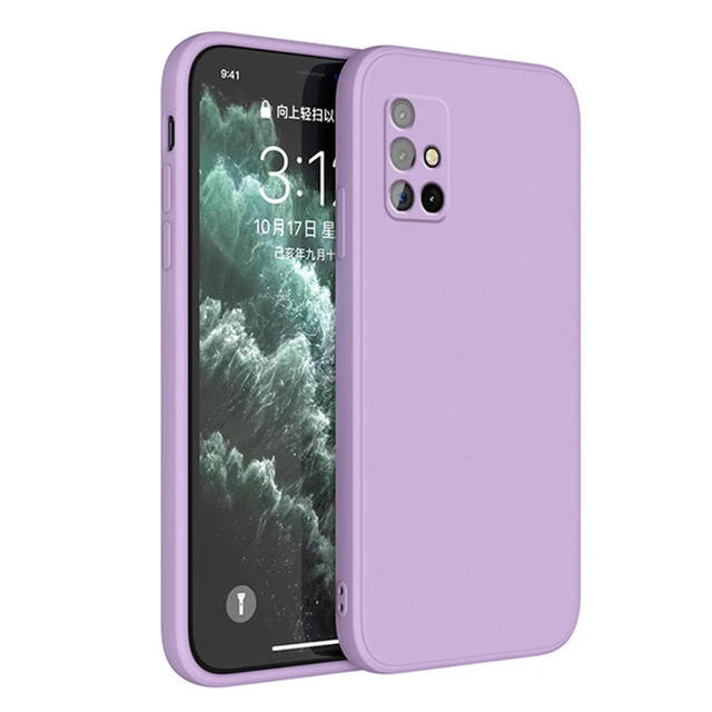 Custodia morbida in silicone liquido quadrato per Xiaomi Redmi Note 10 9 8 7 Pro 9S Redmi K40 K20 9A Mi 11 10 10T Pro Lite 9 SE Poco_voghion.com
