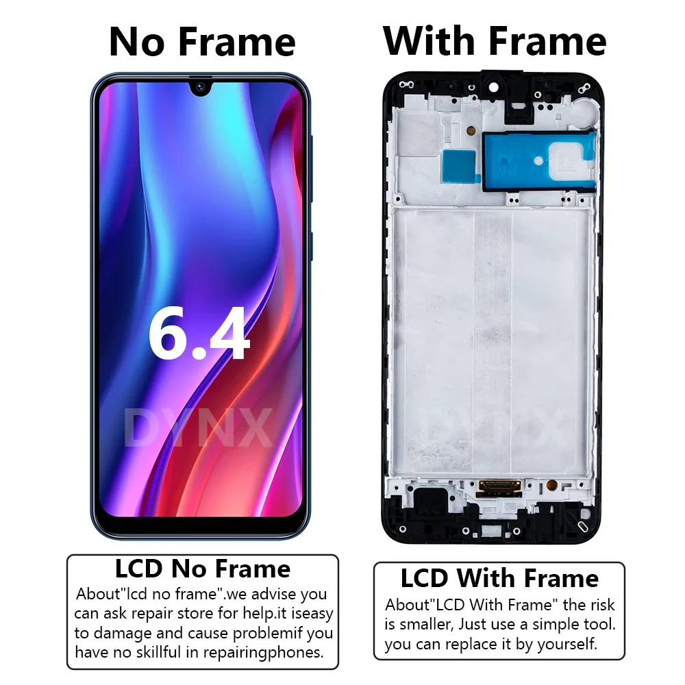 삼성 갤럭시 M31 M315 용 AMOLED 디스플레이, LCD 디스플레이, 터치 스크린 디지타이저 어셈블리 교체, 삼성 SM-M315F LCD, 6.4 인치