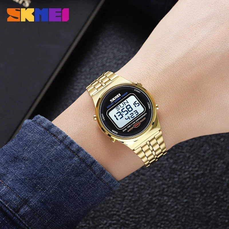 SKMEI 1882 Japan Digital movement Watches for Men Women Countdown Chrono Waterproof Sports Wristwatches Alarm Clock reloj hombre 4