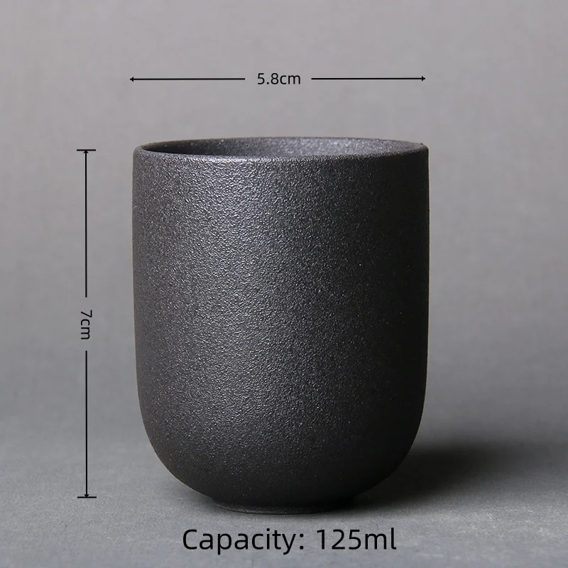 Japanese Style Handmade Stoneware Tea Cup – Ancient Quiet Road Design