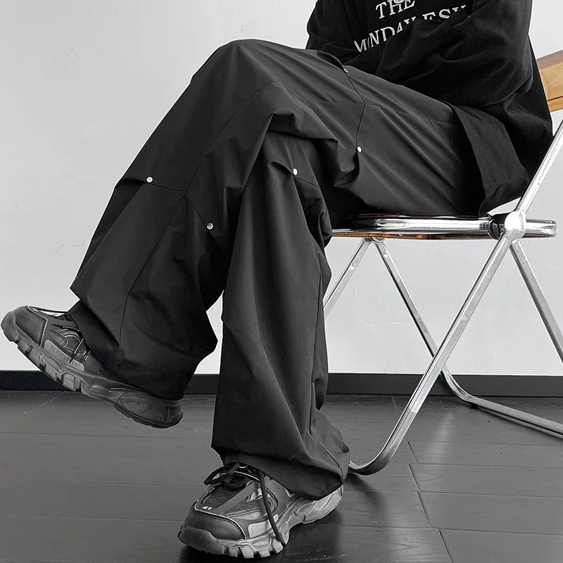 2023 New Loose Straight Pants Men's Sweatpants Various Clothes Jogging Men's Wear Delivery Jogger Street Wear  Streetwear