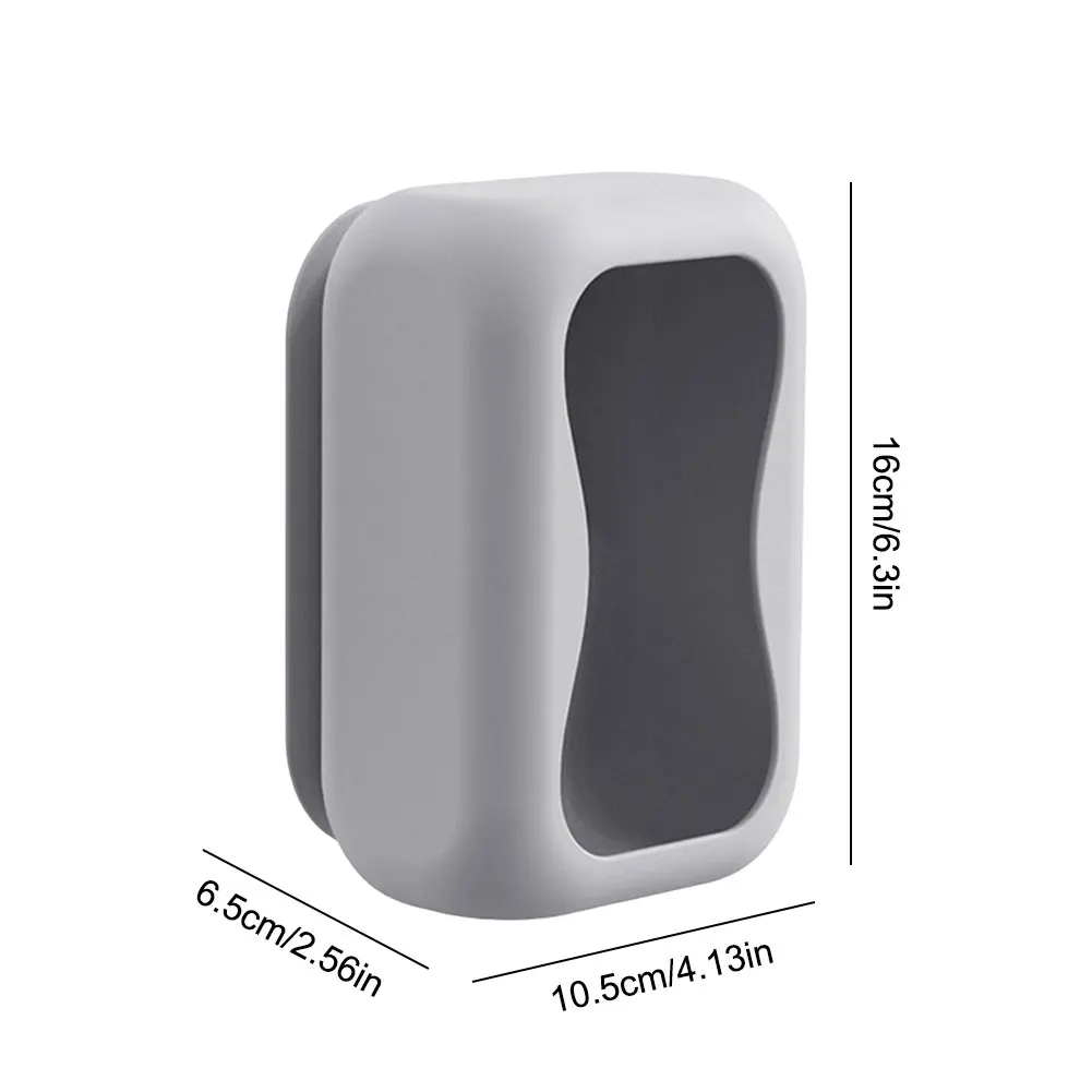 Silicone Tissue Box Holder Dustproof Wall-Mounted Napkin Storage Box Tissues Dispenser for Kitchen Living Room Office Car 6