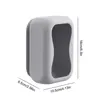 Silicone Tissue Box Holder Dustproof Wall-Mounted Napkin Storage Box Tissues Dispenser for Kitchen Living Room Office Car 6