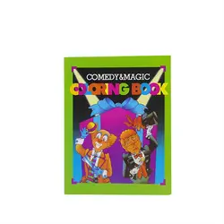 Fun Magic Coloring Book for Mentalism and Illusion Tricks (Small Green)
