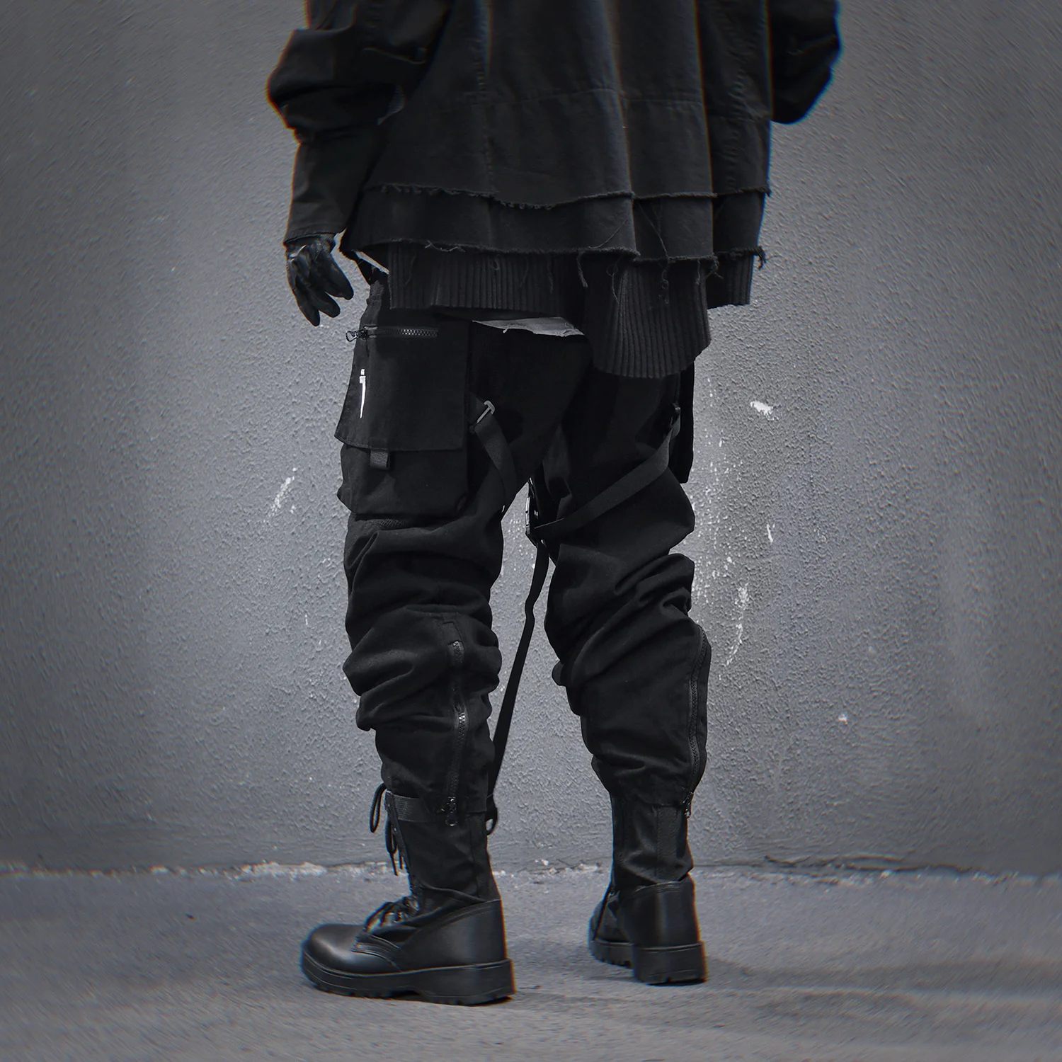 11 BYBB'S DARK Men's Tactical Pants Techwear Designer Clothes Men Cargo Pants Hip Hop Streetwear Contton Elastic Waist Trouser 3