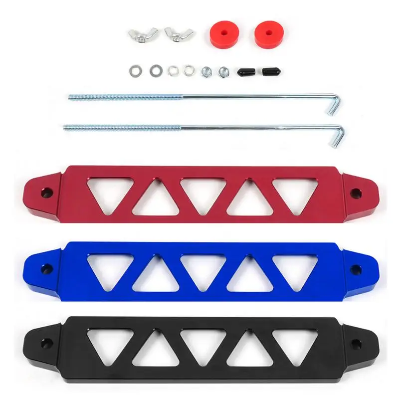 220Mm / 190Mm Alluminio Batteria Universale Auto Batteria Legare Supporto Staffa Staffa Staffa Bar Per Honda Civic Ek Eg