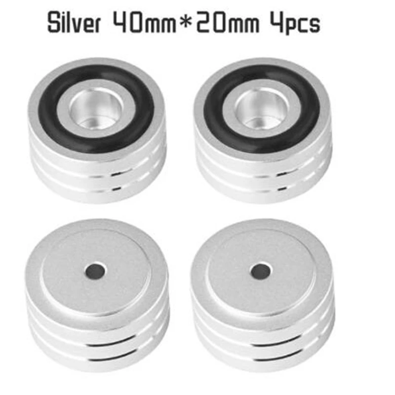 4 stücke Hifi Aluminium legierung Stoßdämpfer Fuß polster Audio verstärker Mixer Stoßdämpfer Anti-Rutsch-Fuß polster