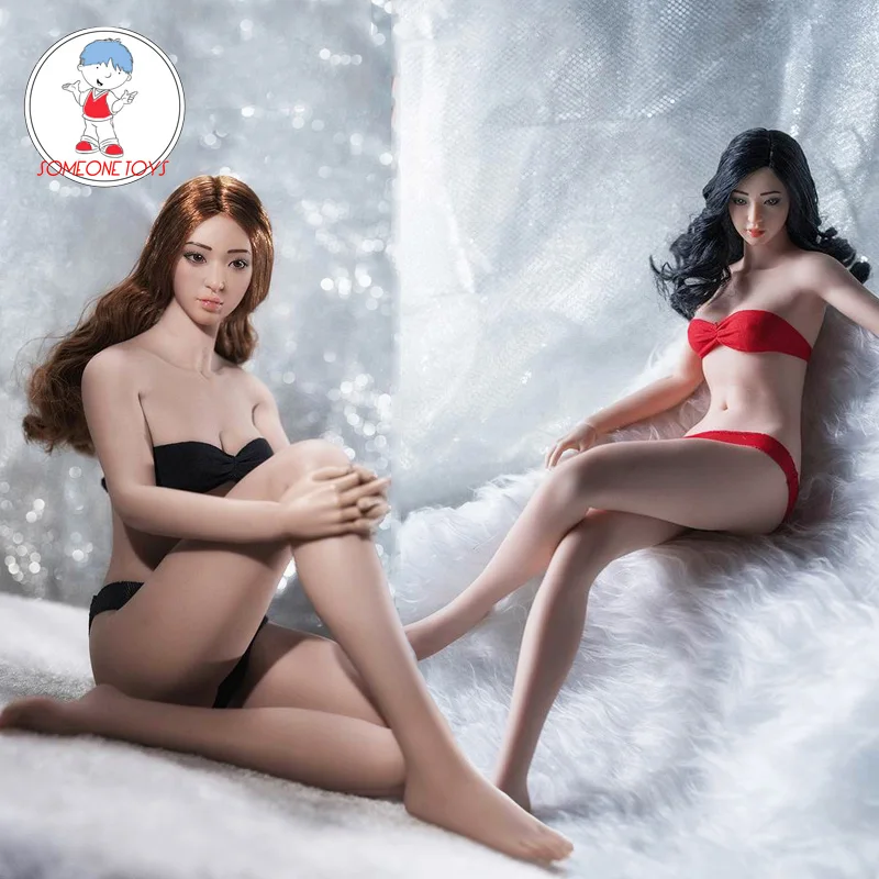 

TBLeague PLSB2021-S46/S47 1/6 Female Seamless Pale/suntan Small Breast Body for 12 Inch Soldier Head Sculpture Model