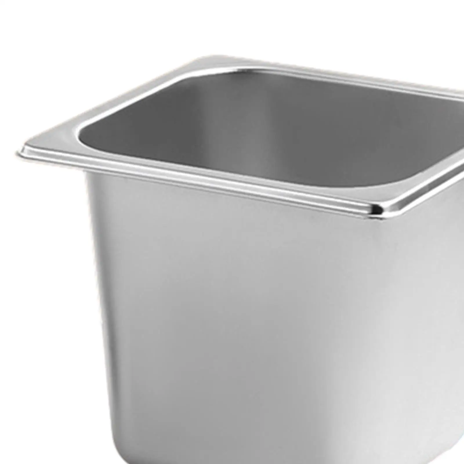 Stainless Steel Hotel Pans for Marinating Meat Preparing Bread Crumb Dish