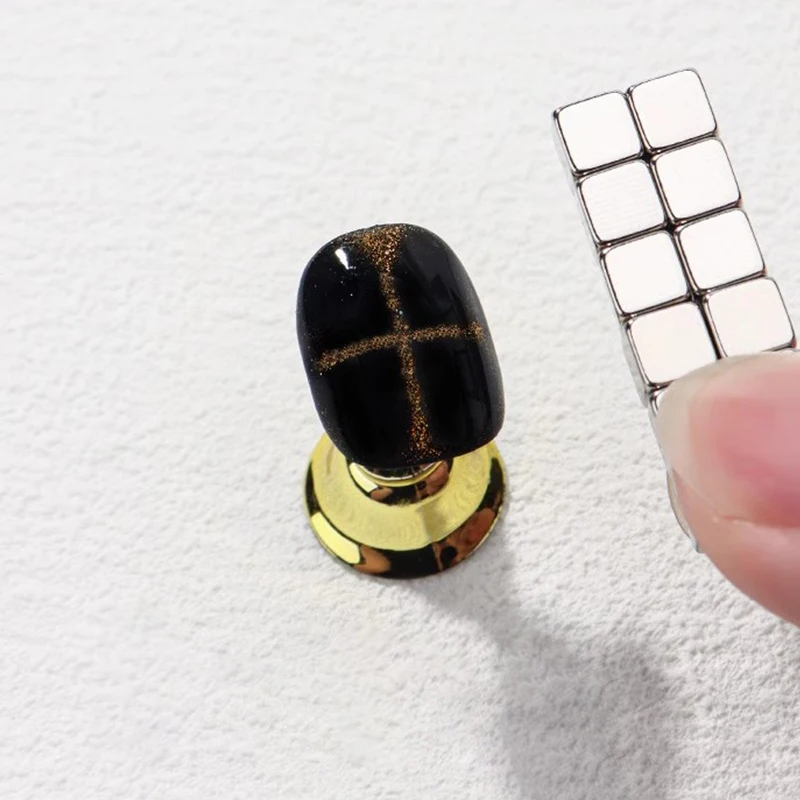 PUENTE Magic Cube Magnet for 3D Cat Eye Design Unscented Manicure Magnet Stick Can Change To Various Shape Nail Art Tools