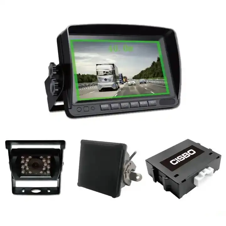 

waterproof 77ghz excavator/forklift radar sensor and camera system radar blind