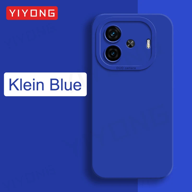 Silky Feel Liquid Silicone Soft Phone Case in Elegant Black