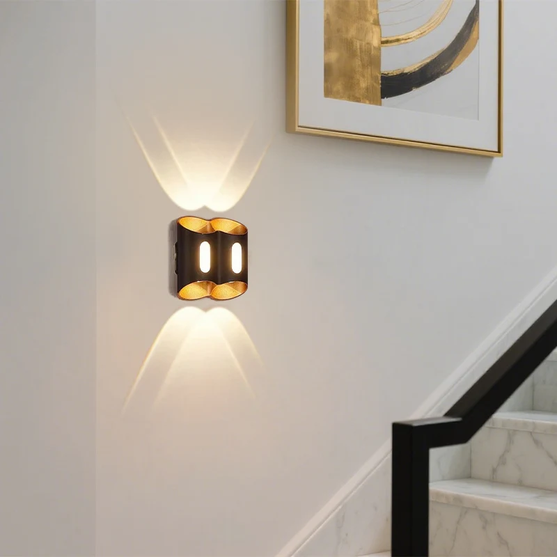 Wall Lights IP65 Outdoor Indoor Waterproof 6W-11W Surface Mounted Modern Interior Wall Light for Garden Corridors Rooms Decor