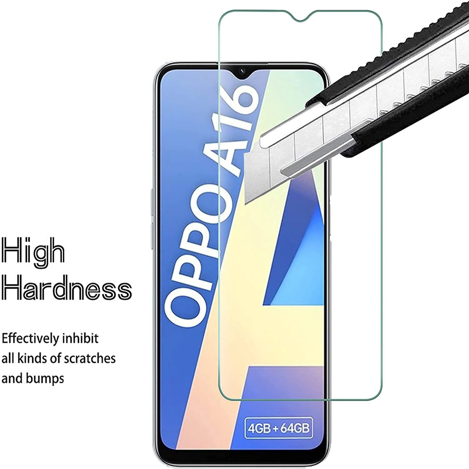 2/4Pcs Tempered Glass For OPPO A16 A16K A16e A16s Screen Protector Glass Film