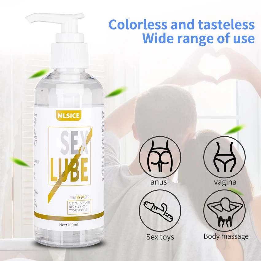 Anal Lubrication Water-Based Lubricant For Sex Session Love Gel Exciter Women Lube Grease Massage Oil Sex Toy Shop Men 200/400ml