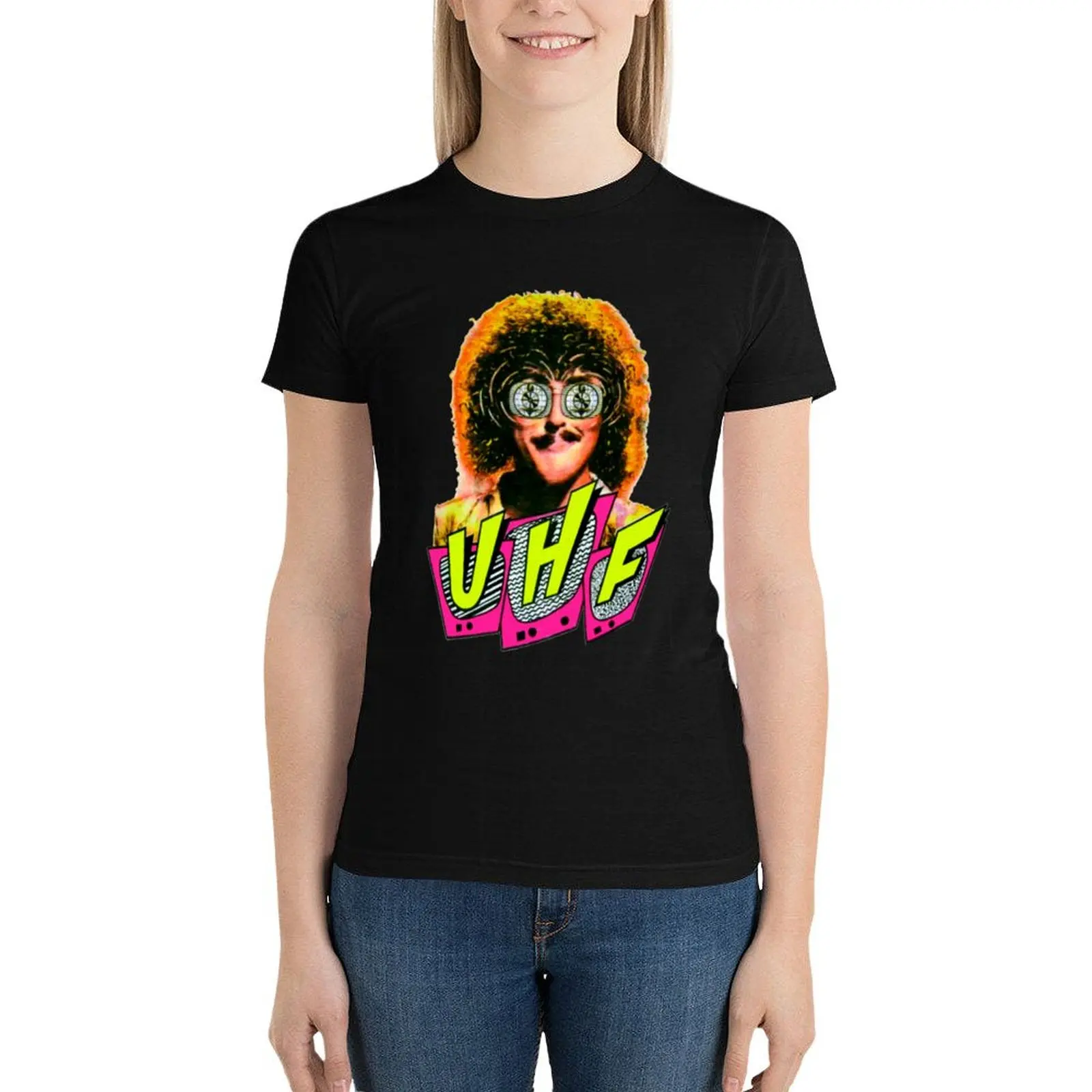 UHF Weird Al 1989 _Uhf Movie T-Shirt summer top korean fashion Woman fashion