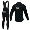 2024 UAE Winter Thermal Fleece Cycling Jersey Set Men Mtb Clothing Man Uniform Bicycle Clothes Complete Tricuta Bib Maillot Set 2