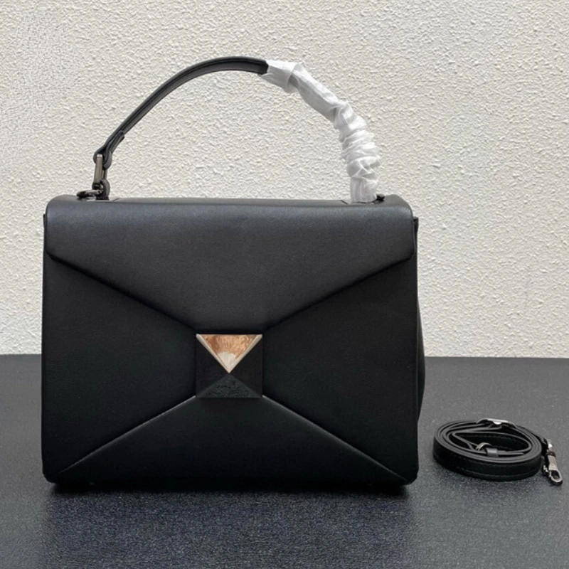 

Luxury Designer Handbag Genuine Leather Portable Messenger Bag New Fashion Buckle Adjustable Shoulder Strap Bags For Women Purse