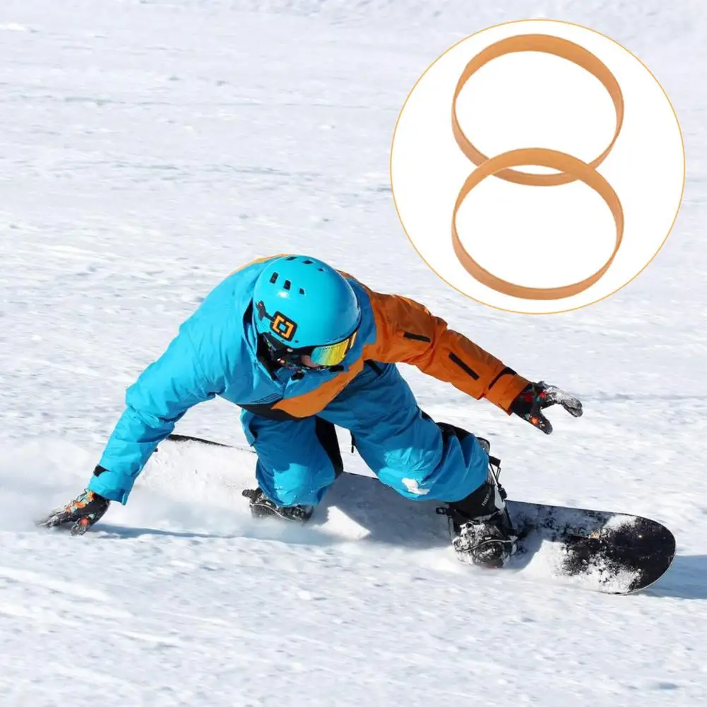 Ski Brake Straps 30pcs High Elastic Ski Brake Retainers Simple Installation Snowboard Rubber Bands for Sports Accessories