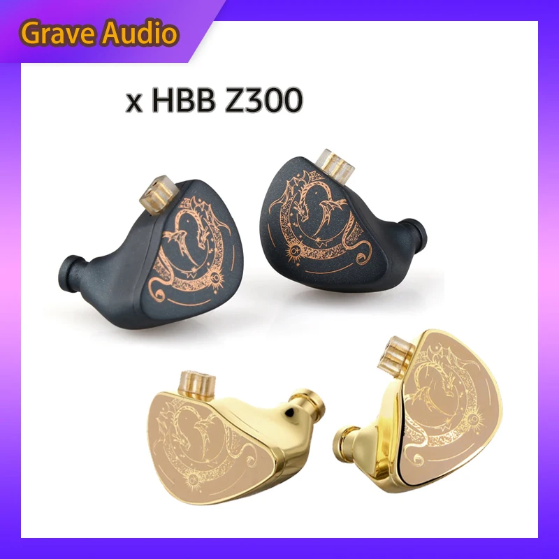 

BLON x HBB Z300 Earphone 10mm Silicone Diaphragm In Ear Monitor Detachable High Purity 4-Core Copper Cable for Musician Audiophi