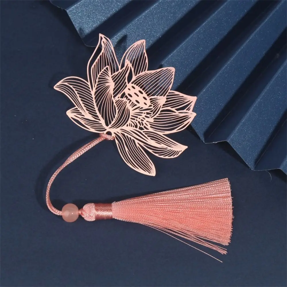 Metal Bookmark Chinese Style Vintage Creative Leaf Vein