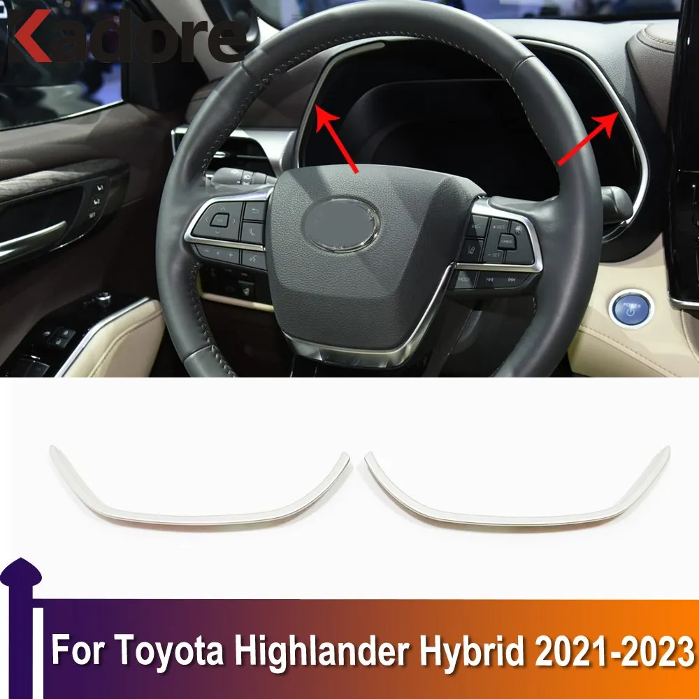 

Для Toyota Highlander Hybrid 2021 2022 2023 аксессуары для салона автомобиля Приборная панель Крышка приборной панели отделка под дерево